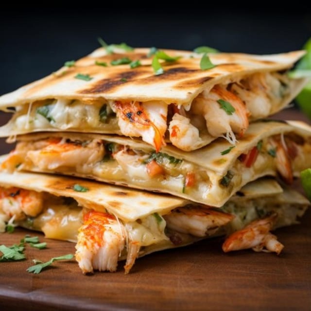 Crab Quesadillas.