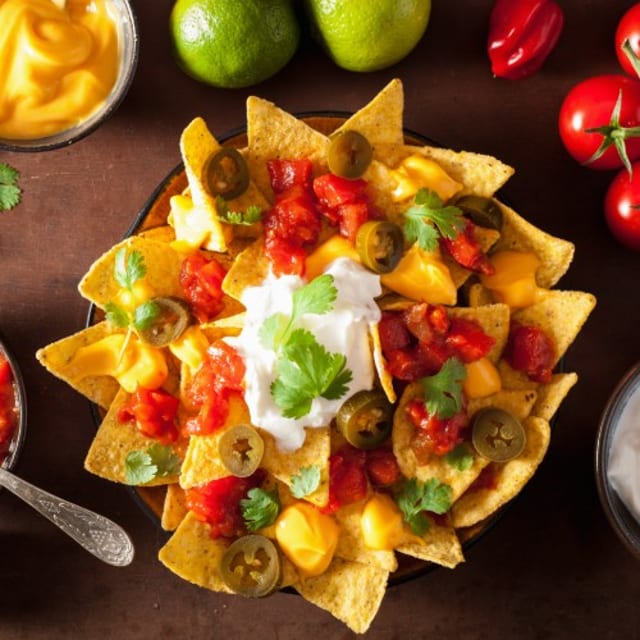 Vegetarian Nachos.