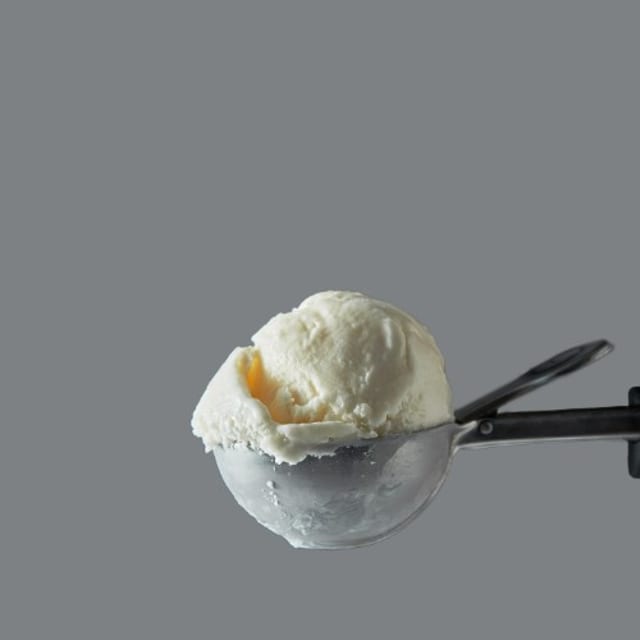 Scoop of ice cream.